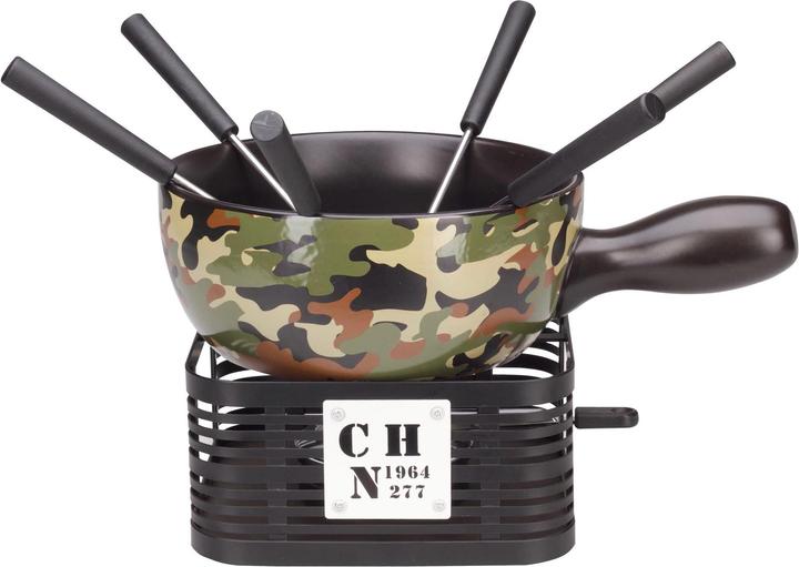 Nouvel Set di fonduta di formaggio "Militare (Fondue di formaggio)