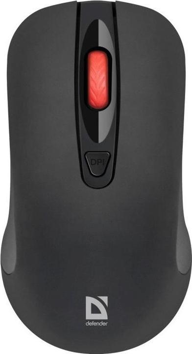Image du produit Defender Mysz Nexus Ms-195 Rf Silent Czarna (Sans fil)