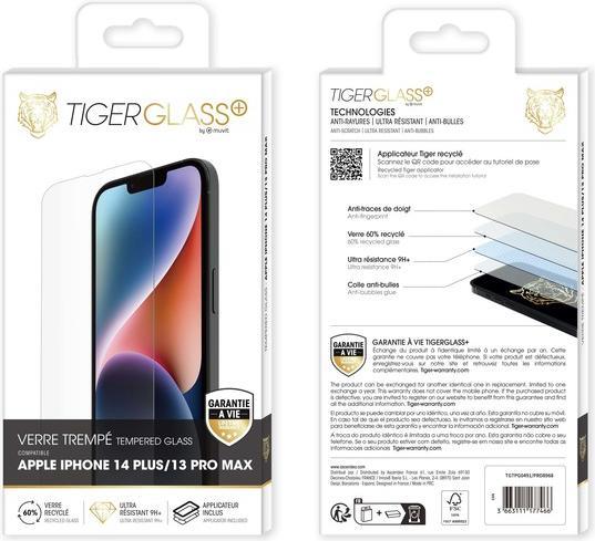 Immagine prodotto Tiger Pellicola di vetro riciclato (1 Pezzo/i, Apple iPhone 13 Pro Max, Apple iPhone 14 Plus)