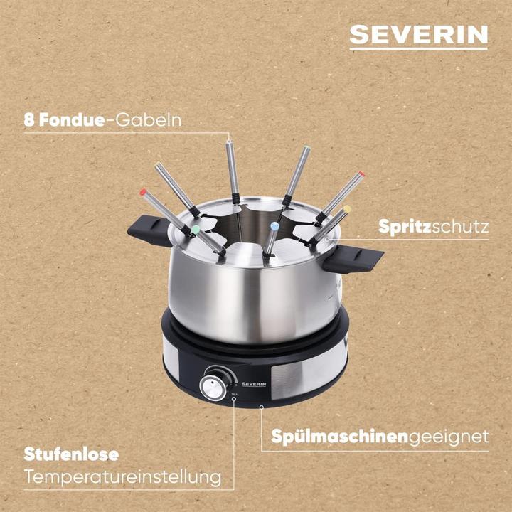 Productafbeelding Severin FO2471 (Bourgondische fondue, Chocoladefondue, Kaasfondue, Chinese Fondue)