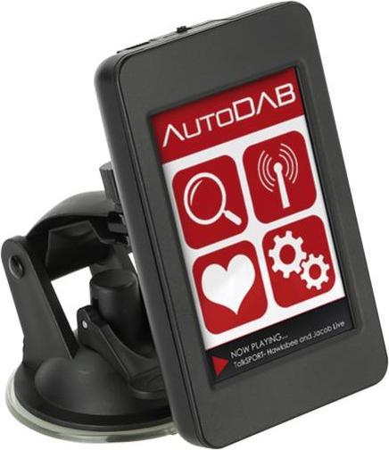 Actual product image AutoDAB GO enables reception of DAB through a mobile touch screen