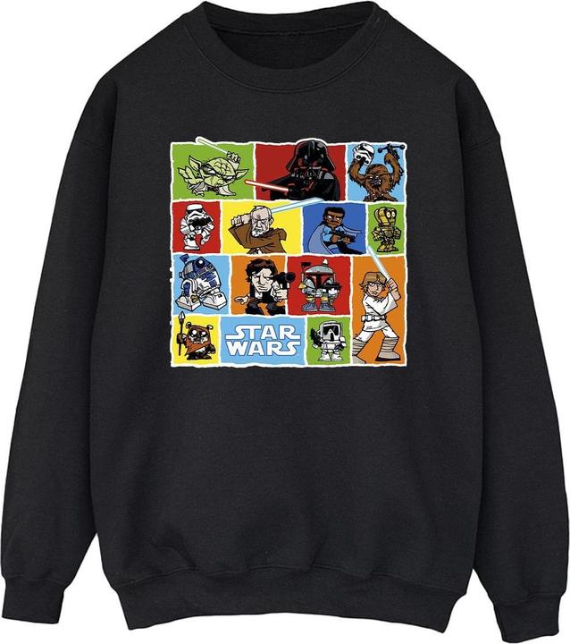 Star Wars Comic Drawing Montage Sweatshirt (XL)