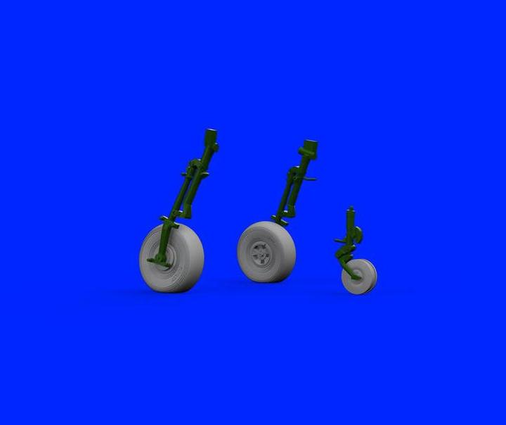 Actual product image Eduard Tempest Mk.V wheels early for