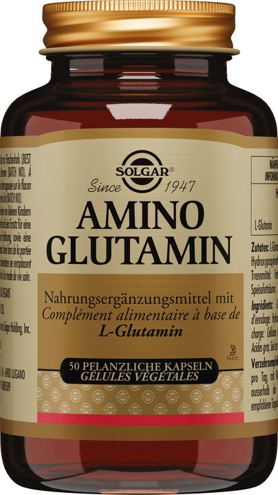 Actual product image Solgar Amino Glutamine (New) Caps (50 Piece, Capsules, 139 g)