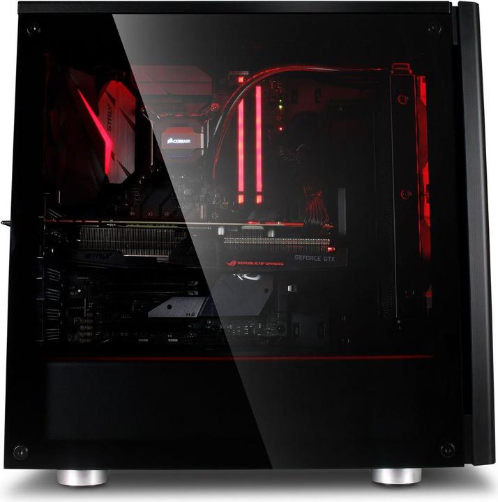 Image du produit Mifcom SAVAGE GTX 1070 Ti - Édition ZGS 2018 (Intel Core i7-8700K, 16 Go, 500 Go, GeForce GTX 1070 Ti)