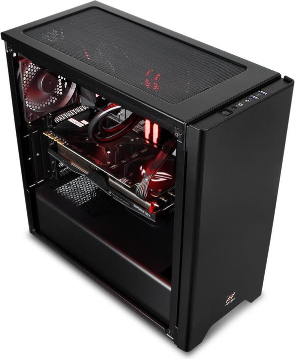 Image du produit Mifcom SAVAGE GTX 1070 Ti - Édition ZGS 2018 (Intel Core i7-8700K, 16 Go, 500 Go, GeForce GTX 1070 Ti)