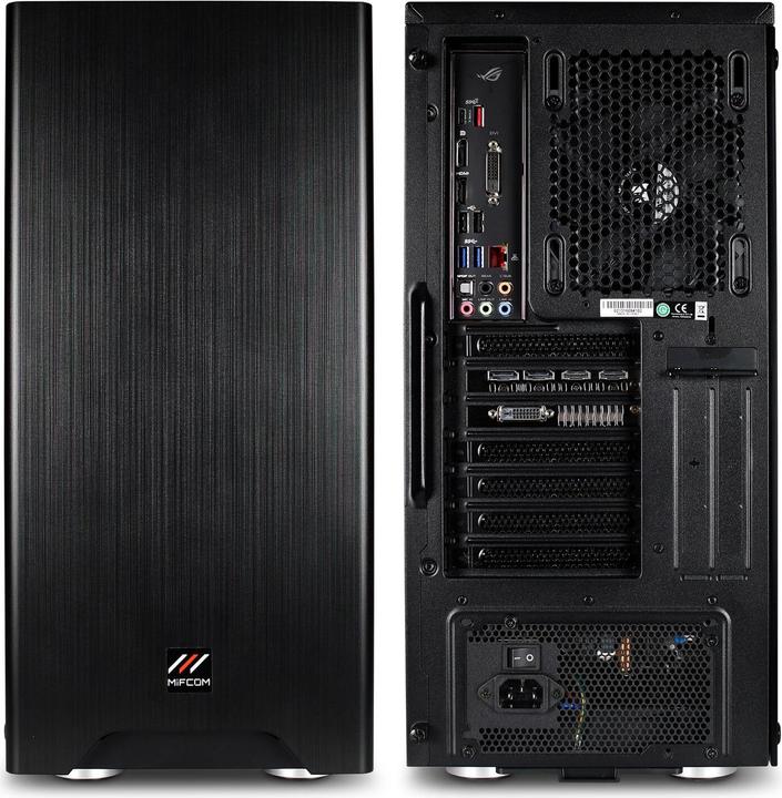 Image du produit Mifcom SAVAGE GTX 1070 Ti - Édition ZGS 2018 (Intel Core i7-8700K, 16 Go, 500 Go, GeForce GTX 1070 Ti)