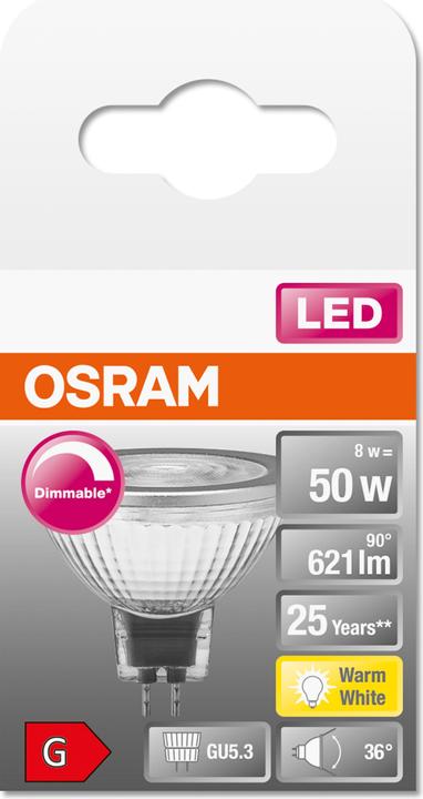 Image du produit Osram Superstar Mr16 (GU5.3, 6.80 W, 621 lm, 1 x, G)