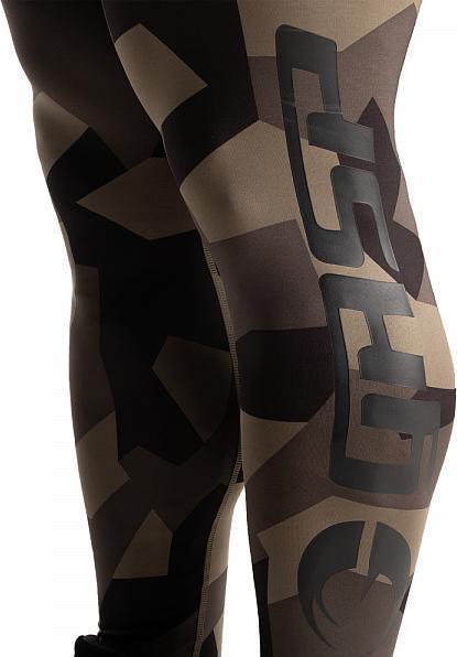 Actual product image Gasp Core Tights Green Stealth Camo