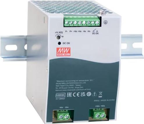 MeanWell Netzteil für DIN-Schiene, 87%, 24V, 10A, 240W, Einstellbar
