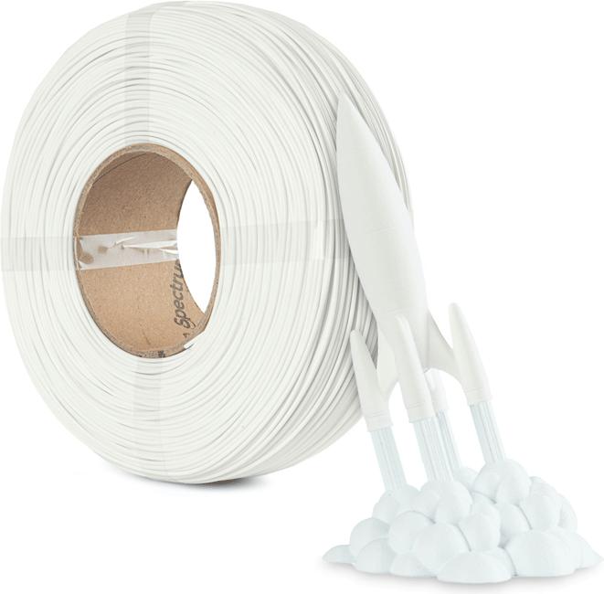 Immagine prodotto Filamento PLA ad alta velocità Refill Arctic White 1kg 1,75mm (PLA, 1.75 mm, 1000 g, Bianco)