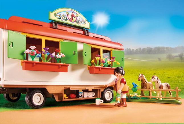 Produktbild Playmobil PKW mit Ponyanhänger (70511, Playmobil Country)