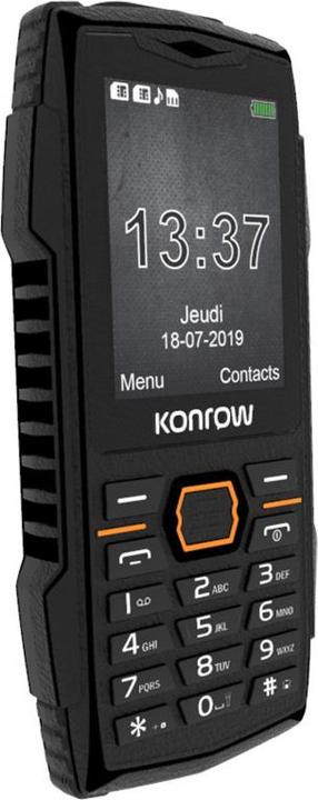 Produktbild Konrow Stone Plus - Téléphone Antichoc Certifié IP68 - 2.4" - Double Sim - Noir (2.40", 2G)