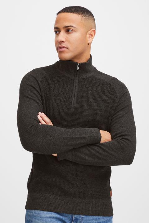 Immagine prodotto Blend Ganbolf Maglione In Maglia Grossa Pullover Con Colletto Troyer In Cotone 100% Stampa (L)