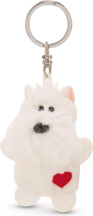 Actual product image Magni NICI Schlüsselanhänger Hund mit Herz weiss 5cm