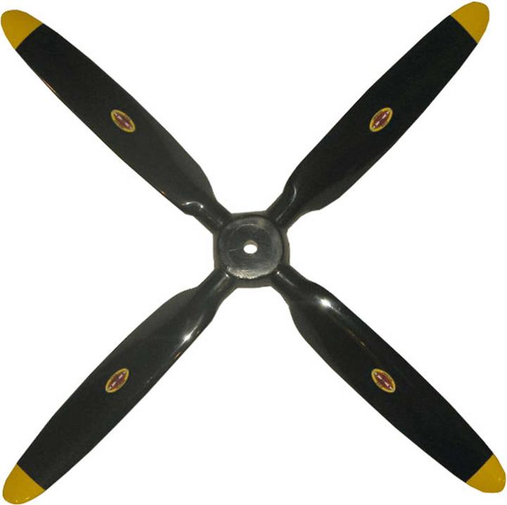 Actual product image Biela Carbon propeller 4-blade 18x10 Scale