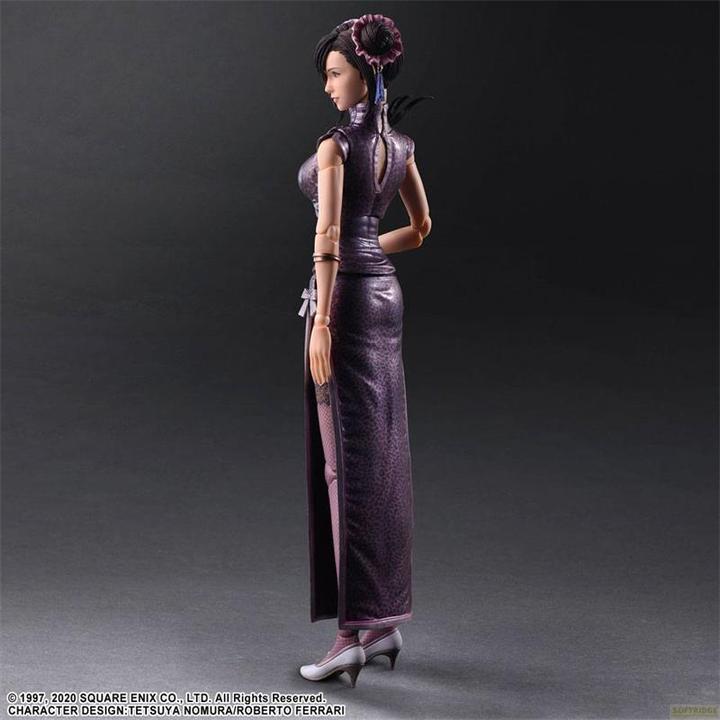 Actual product image Square Enix Final Fantasy VII Remake Play Arts Kai action figure Tifa Lockhart Sporty Dress Ver. 25 cm