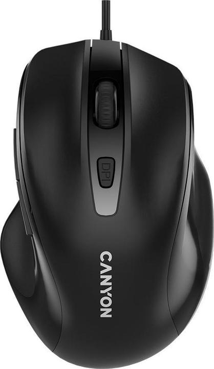 Produktbild Canyon Computer mouse mouse M-6 Wired Black (Kabellos)