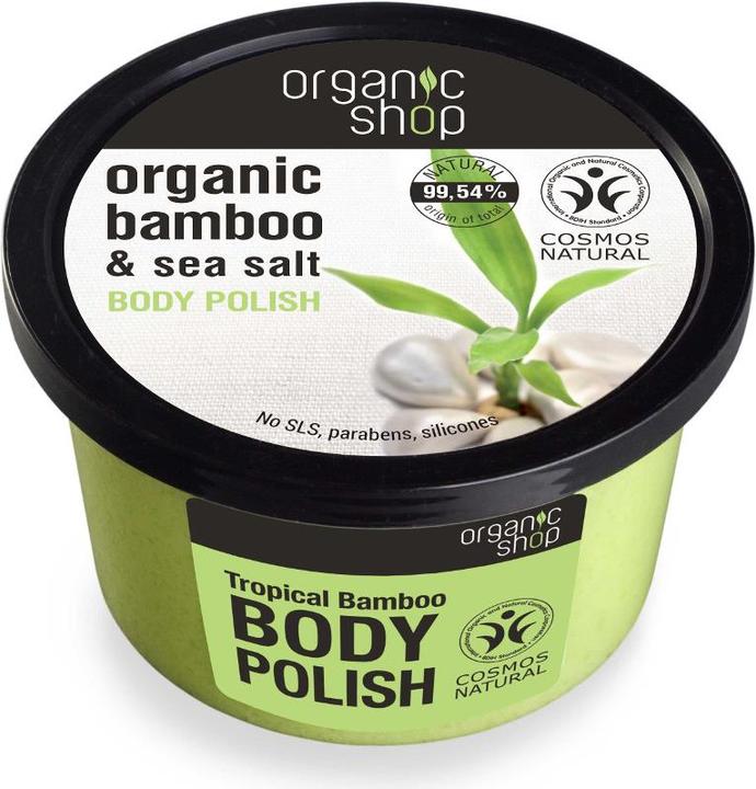 Immagine prodotto Organic Shop Polvere organica di sale marino di bambù per il corpo Pasta Do Cia?a Na Bazi (250 ml)