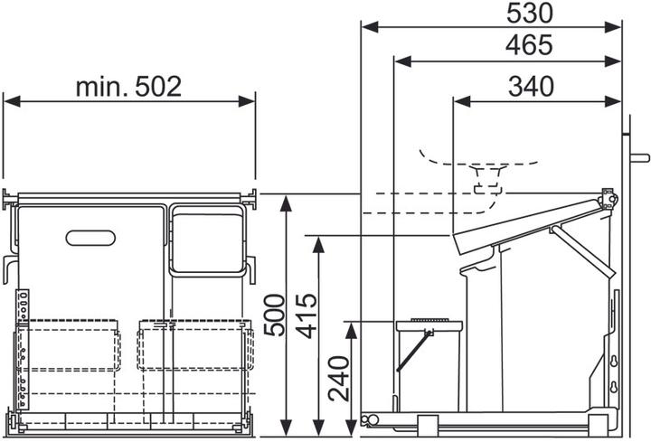 Actual product image Müllex Sweepingsystem (43 l)