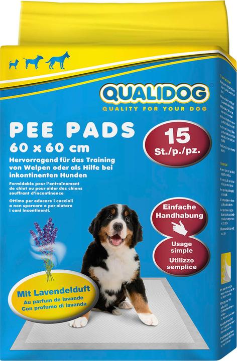 Produktbild Qualidog Puppy Pee Pads Lavendel 15 Stück (Hund)