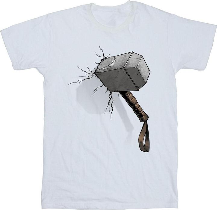 Marvel Thor Hammer Crack TShirt (3XL)