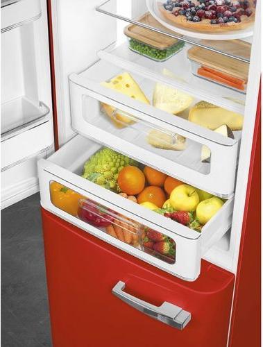 Actual product image Smeg Retro style fridge-freezer FAB32LRD5 Red, Left (331 l)