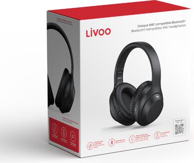 Immagine prodotto Livoo Casco ANC compatibile con il Bluetooth (ANC, 6 h, Senza fili)