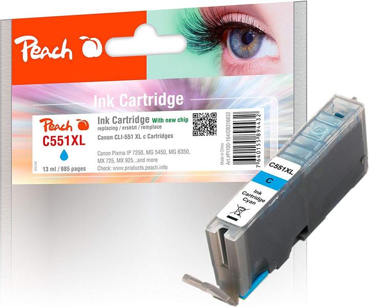 Actual product image Peach Cli-551c XL (C)