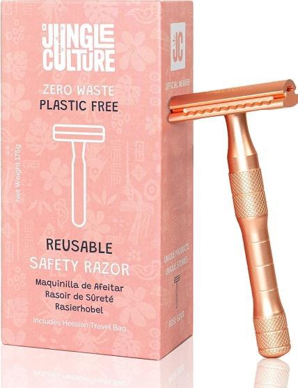 Jungle Culture - Wiederverwendbare Rasierhobel in Roségold