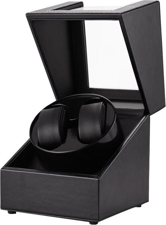 Actual product image Werkstein Automatischer Uhrenbeweger für 2 Uhren, rotierendes Gehäuse (2 x)