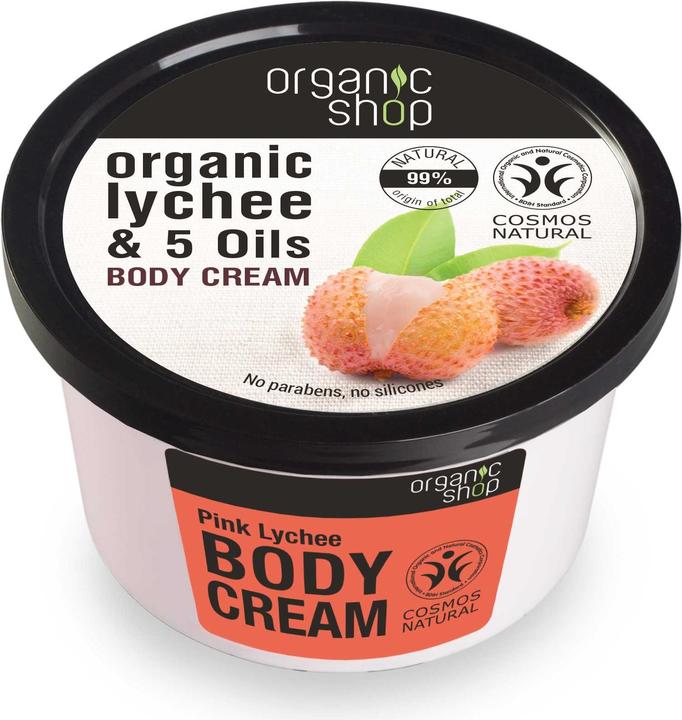 Organic Shop Organic Lychee (Körpercreme, 250 ml)