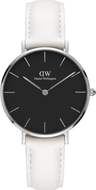 Immagine prodotto Daniel Wellington Classic Petite Bondi Nero Argento (32 mm) (Orologio da polso analogico, 32 mm)