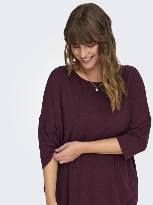 Actual product image Only Loose-fitting curvy top with 3/4-length sleeves Top (XL)
