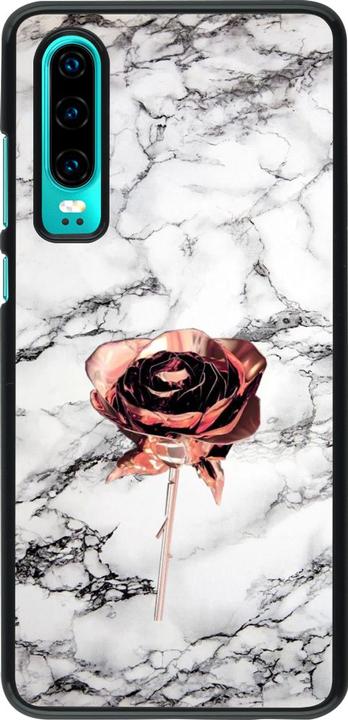Produktbild PhoneLook Hülle Marble Rose Gold (Huawei P30)