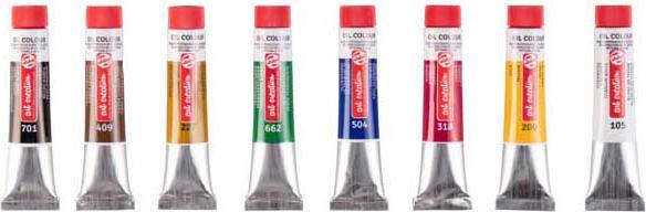 Actual product image Talens Oil painting set 8x12ml (Multicoloured, 12 ml)