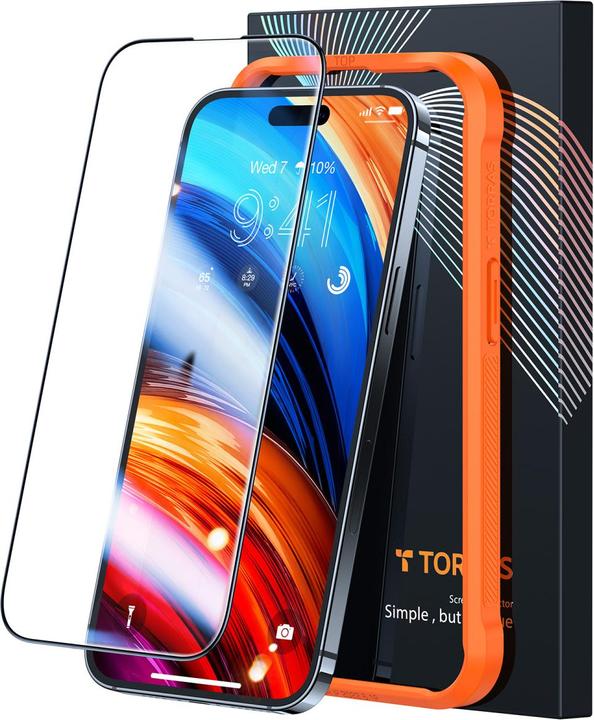 Immagine prodotto Torras Vetro antiproiettile diamantato (1 Pezzo/i, Apple iPhone 15 Pro Max)