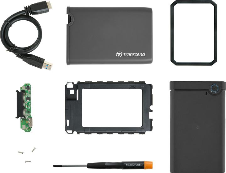 Actual product image Transcend SSD/HDD CASE 2.5" USB/TS0GSJ25CK3 (2.5")