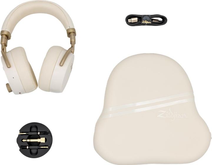Actual product image Zildjian Over-Ear-Kopfhörer ALCHEM-E Perfect Tune Beige (ANC, 45 h, Cable, Wireless)