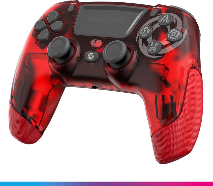 Image du produit Oniverse Revolt Grey, Red Bluetooth Gamepad analogique / numérique PC, PlayStation 4 (PC, PS4)
