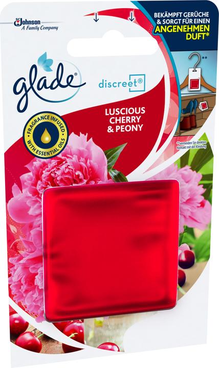Image du produit Glade Recharge Discreet Cerise & Pivoine (8g)