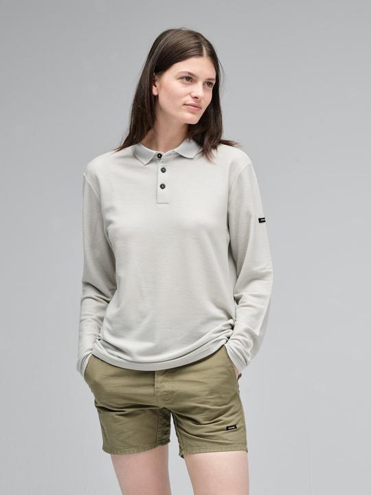 Actual product image Mover Plastic Free Sportswear Long Sleeve Merino Polo (M)