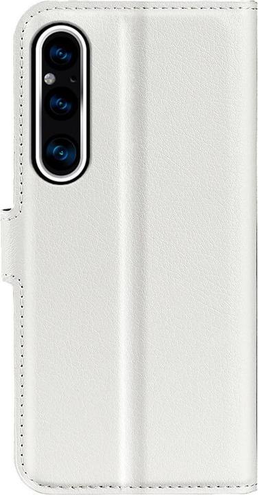 Produktbild Cover-Discount Sony Xperia 1 V - Leder Etui Hülle weiss (Sony Xperia 1 V)