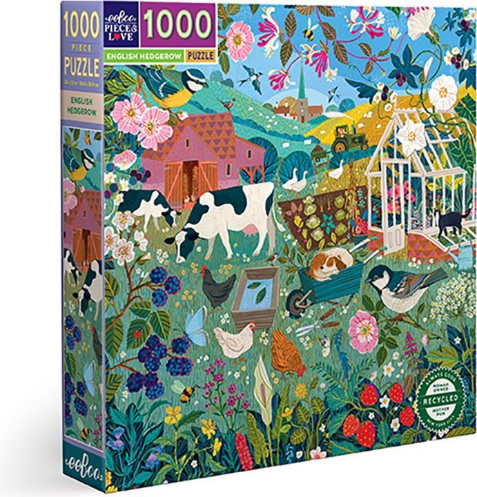 Immagine prodotto Eeboo Puzzle 1000 pezzi - Siepe inglese - (EPZTEHG) (1000 pezzi)