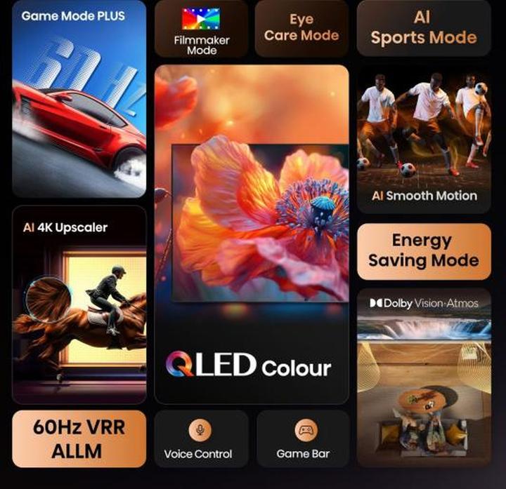 Produktbild Hisense TV 50E77Q (50", QLED, 4K, 2025)