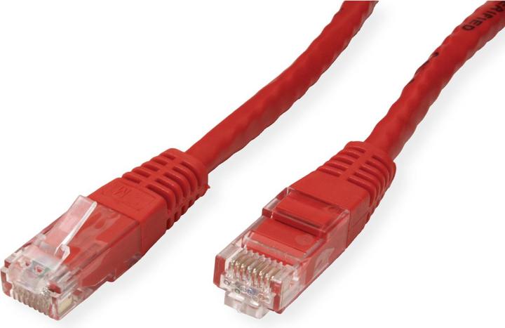 Actual product image Value UTP patch cable conf. cat. 6, red 0.5 m (U/UTP, CAT6, 0.50 m)