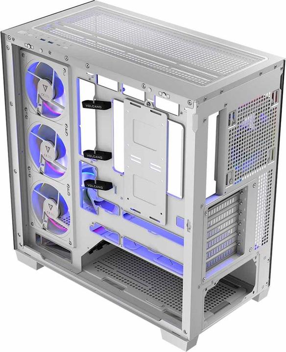 Produktbild Modecom Computergehäuse VOLCANO STELLAR ARGB MIDI 5F (Mini-ITX, ATX, mATX)