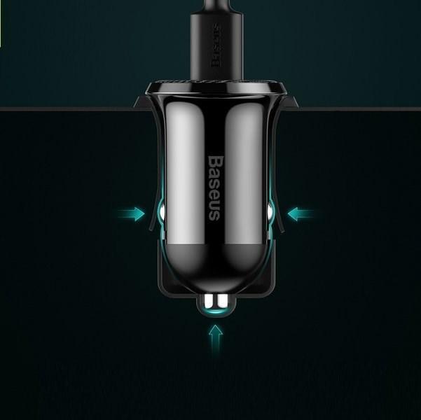 Immagine prodotto Baseus Caricatore da auto Grain Pro 2x USB 4,8A (nero)