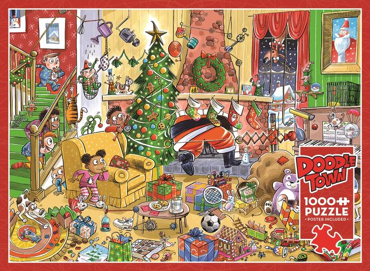 Produktbild Cobble Hill Verrückte Weihnachten 1000 Teile (1000 Teile)