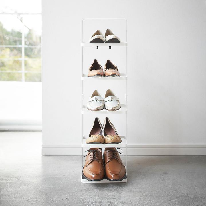 Image du produit Yamazaki Étagère à chaussures haute TOWER (22 x 18 x 77.5 cm)
